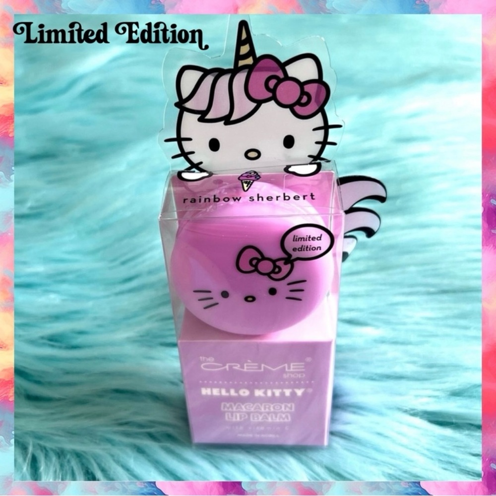 Crème Shop X Sanrio Rainbow Sherbet Hello Kitty Lip Balm Limited Edition - Picture 7 of 7